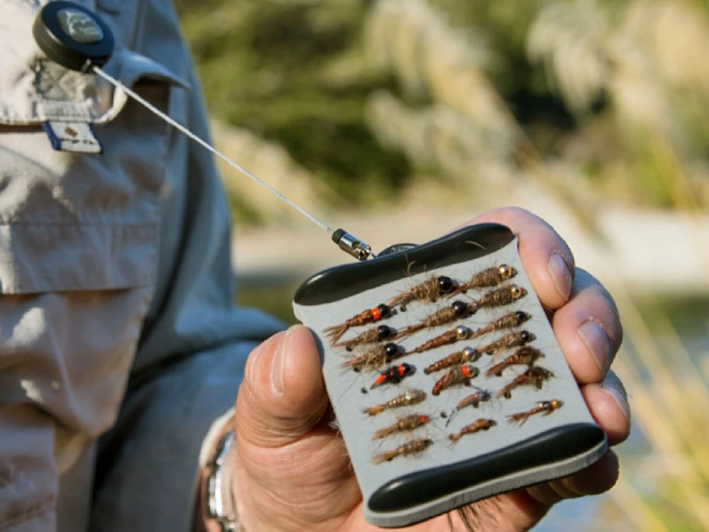 Smith Creek® Middle Fork Fly Patch-w-zinger, Accessoires pour le Gilet Smith Creek® Middle Fork Fly Patch-w-zinger, Accessoires pour le Gilet