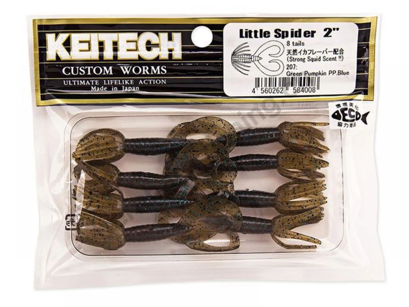 Keitech Little Spider 2 – Lot 8 – Appât Finesse Jig Ultime Pour Pêche