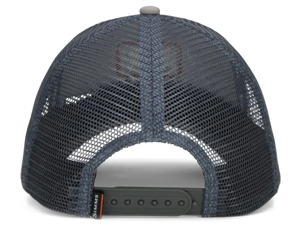 Chapeau camionneur patch truite pêche Simms casquette réglable - écorce/marron Chapeau camionneur patch truite pêche Simms casquette réglable - écorce/marron